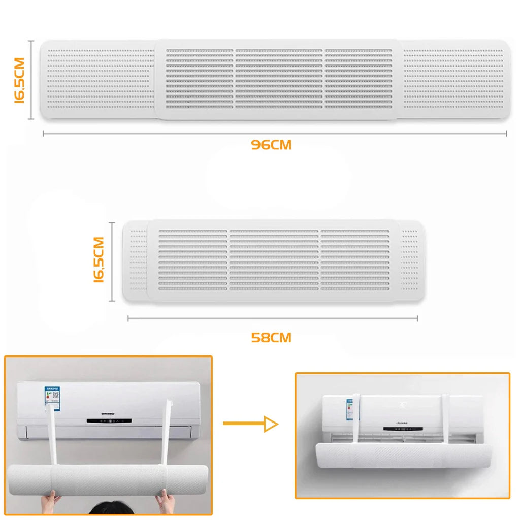 Defletor de Ar Condicionado Ajustável - Zafe